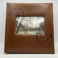 Pioneer Photo Album Holds 200 pics up to 4" x 6" Brown Leatherette DA-200E