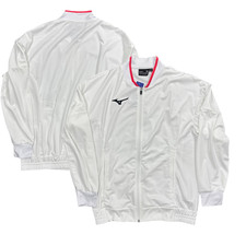 Image of Mizuno Men's Jacket (Size M) White Training Jacket - New
