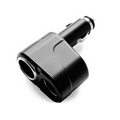 2 way car cigarette lighter adapter 2 Way Car Charger Cigarette Lighter Power Adapter Dual Splitter Socket DC  12V US