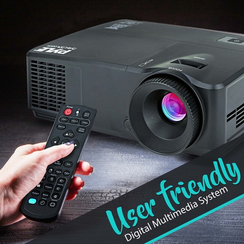 Pyle Full HD DLP 1080P 3000 Lumens Projector Home Theater High Performance - Picture 3 of 7