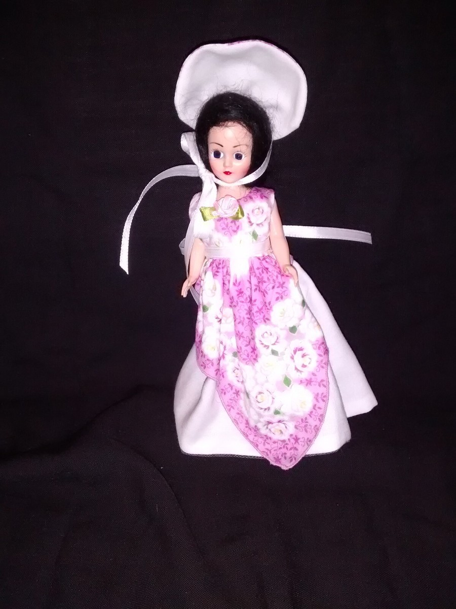 Doll Clothes fits 71/2" Dress Me or storybook Lavender hankie dress set Doll Clothes fits 71/2" Dress Me or storybook Lavender hankie dress set