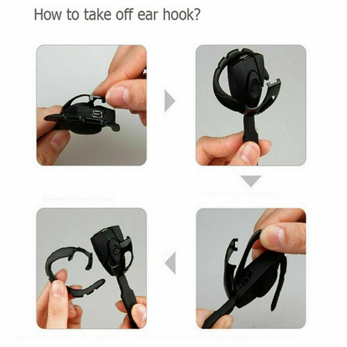 Bluetooth Earpiece On-Ear Wireless Headset Hands-free Earphone for Android iOS - Picture 12 of 12