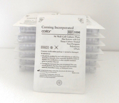 Polystyrene Flat Bottom Well Plate Corning 3596 Polystyrene 96-Well ...