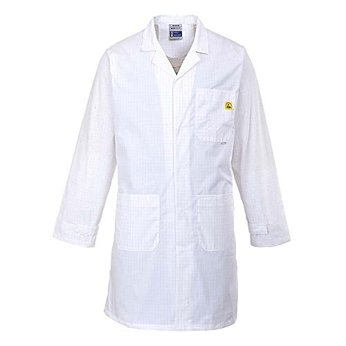 Anti Static Coat, colorWhite talla XL