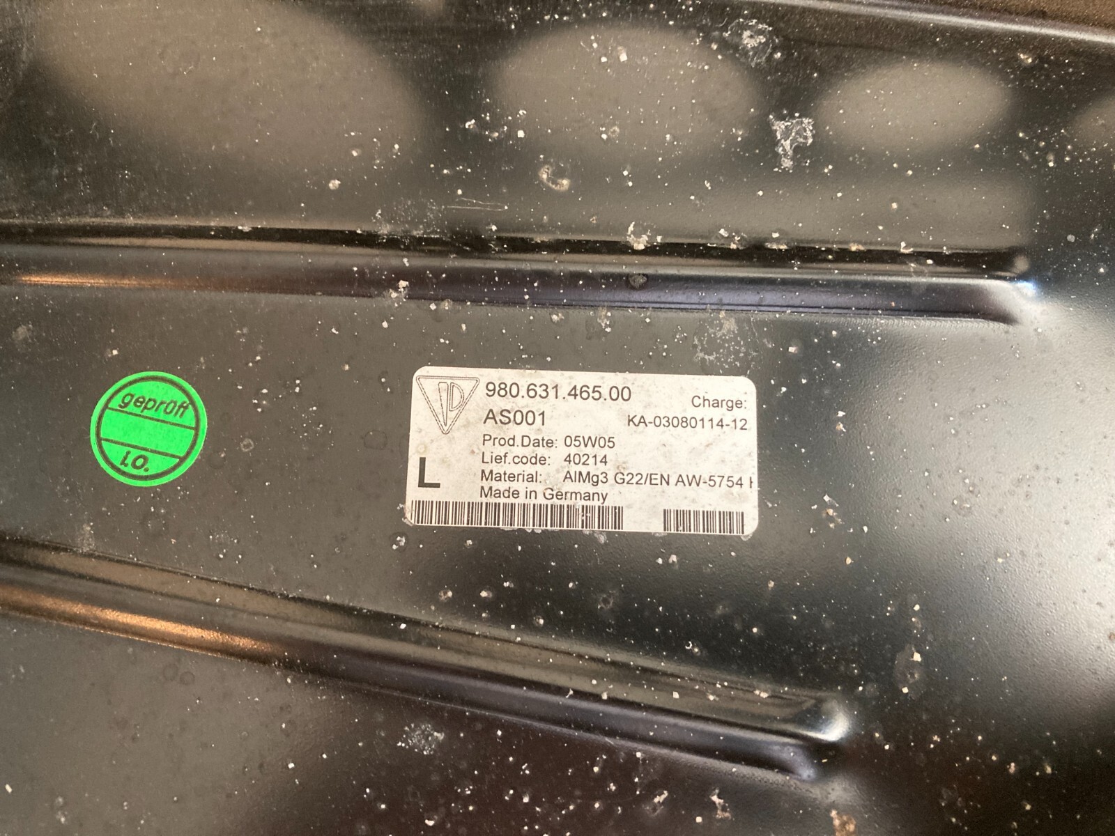 2005 Porsche Carrera GT Mounting Bracket