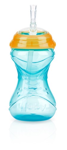 Nuby Clik-It Flex Straw Leak-Proof Sippy Cup - 2 Pack - No-Spill - 10oz/300ml - 第 21/21 張圖片