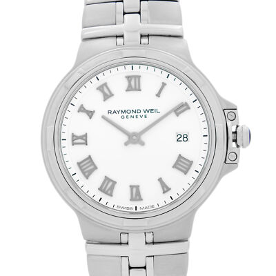 Raymond Weil Parsifal Steel White Roman Dial Quartz Ladies Watch