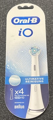 Oral-B iO Ultimate Cleaning Electric Toothbrush Heads - 4 Heads - New/ Sealed 