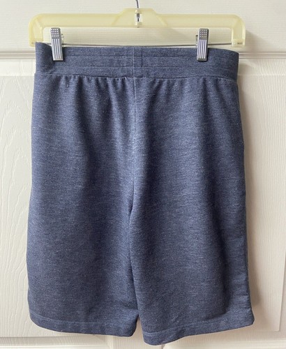 32 Degrees Cool Shorts Girls Size L 14/16 Blue Stretchy Pull On Knit Tie Heather - Picture 4 of 6