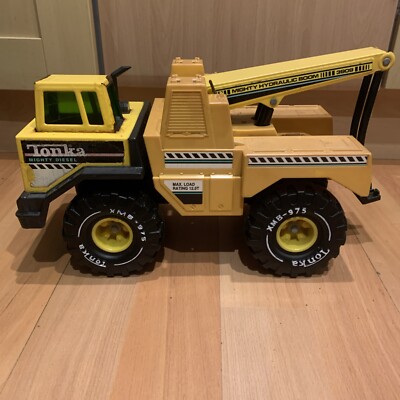 Vintage Mighty Tonka Turbo-Diesel Tow Service Wrecker L77 1990