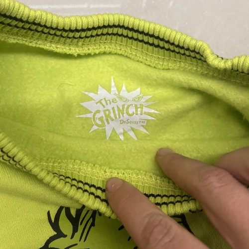 Merry Grinchmas Sweatshirt Grinch Green Soft Cozy Christmas Small - 第 5/8 張圖片