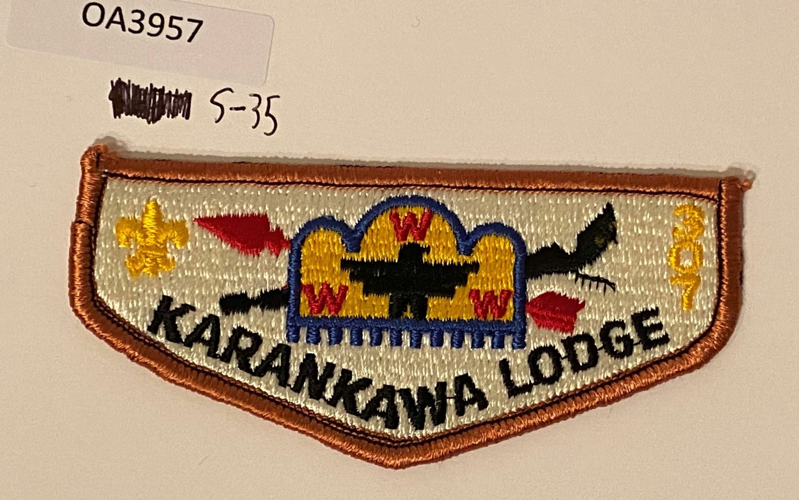 Boy Scout OA 307 Karankawa Lodge Flap S35 eBay