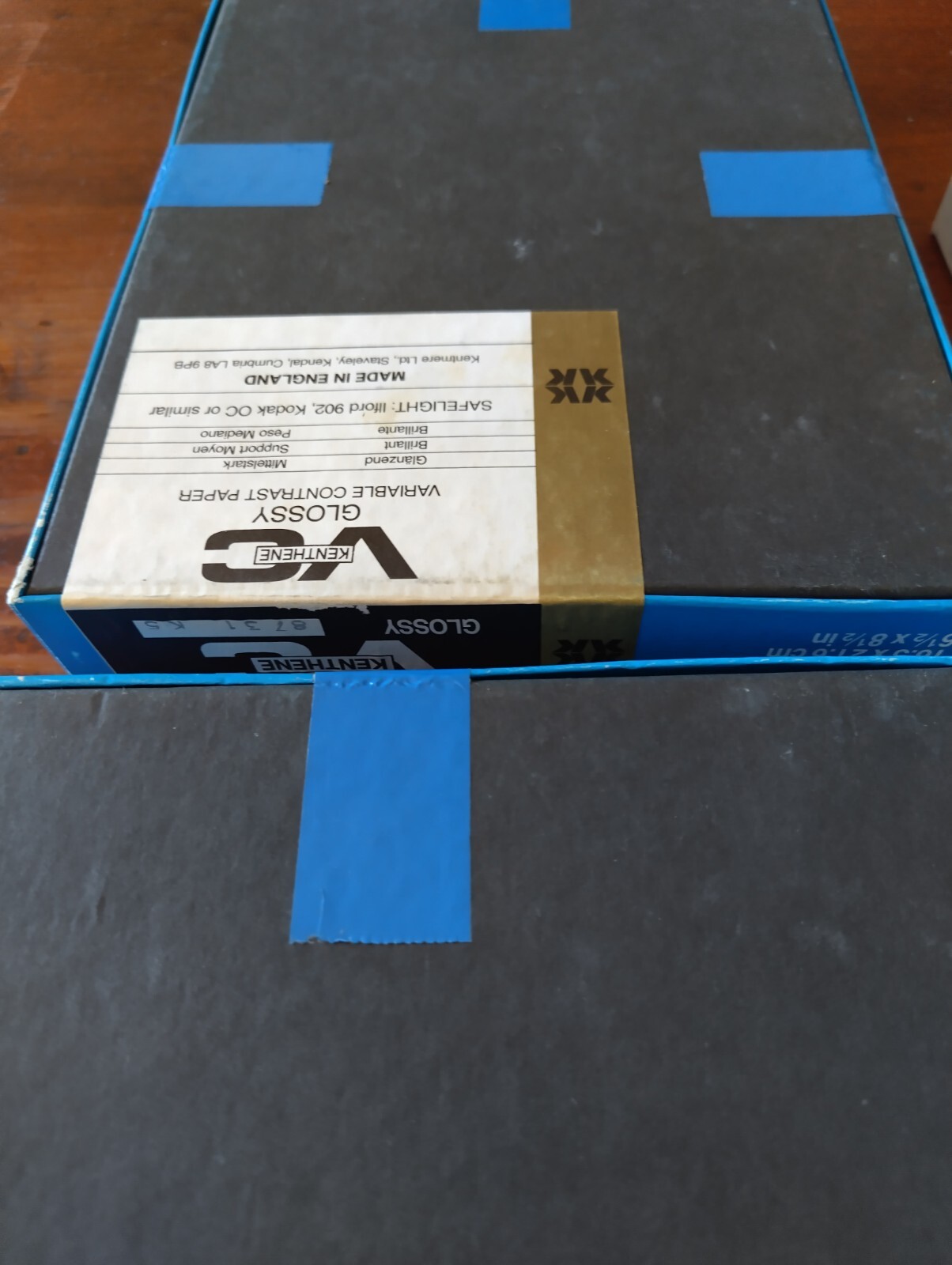 Expired photographic darkroom paper eBay