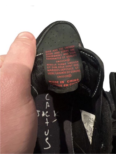 Travis Scott x Air Jordan 1 Retro Low OG SP ‘Black Phantom’ - Picture 10 of 16