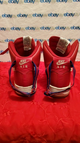 Nike Air Force 1 High 07 Red Men's Size 9.5 315121-605 2016 AF1 GUM BOTTOM - Picture 11 of 12