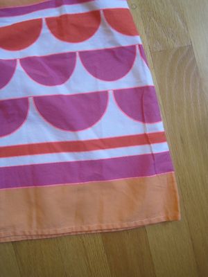 Ensemble Gymboree Fille - Robe Demi-cercles Orange/rose Et Barrette Tranche Citron - Taille 4, Neuf Avec étiquette