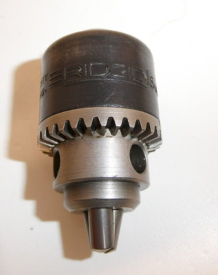 Ridgid Supreme Chicago USA B85A 1/4 Cap. 3/8-24 THD Drill Chuck No Key!