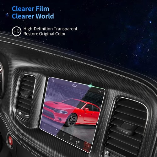 8.4" Car Touch Screen Protector Tempered Glass For 2016-2023 Dodge Charger - Picture 6 of 14