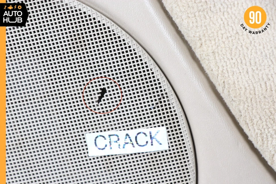 Panel de puerta interior lateral derecho beige OEM 90-95 MERCEDES R129 SL500 500SL 300SL Foto 2 de 4