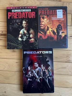 PREDATOR - Arnold Schwarzenegger PREDATOR 2, PREDATORS DVD's