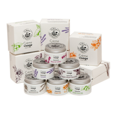 Bio Gesichtscremes mit Arganöl - 50 ml Töpfe - La Maison du Savon de Marseille