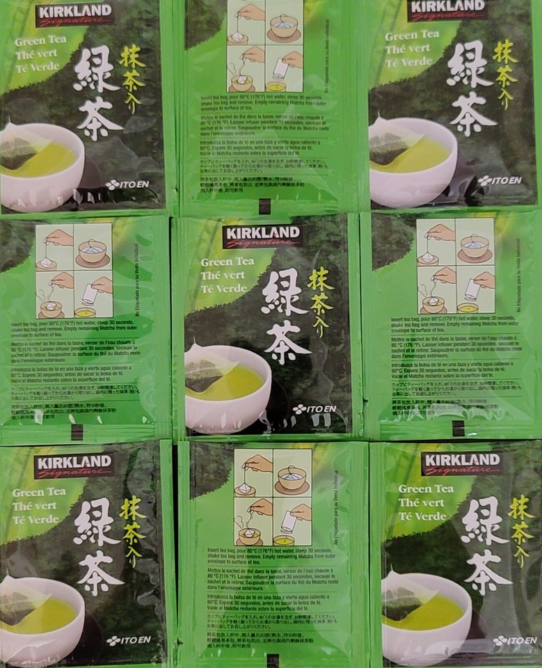 Kirkland Signature Ito En Japanese Green Tea Matcha & Sencha 25 Individual Bags eBay