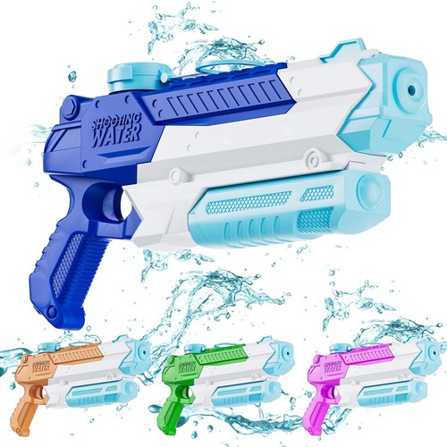 Water Guns for Kids Adults 4 Pack 400CC/40ft Long Range High Capacity Squirt ...