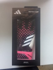 Adidas Predator GL Lesgue Goalkeeper Gloves, Black-Pink-White Size 11.5 Soccer