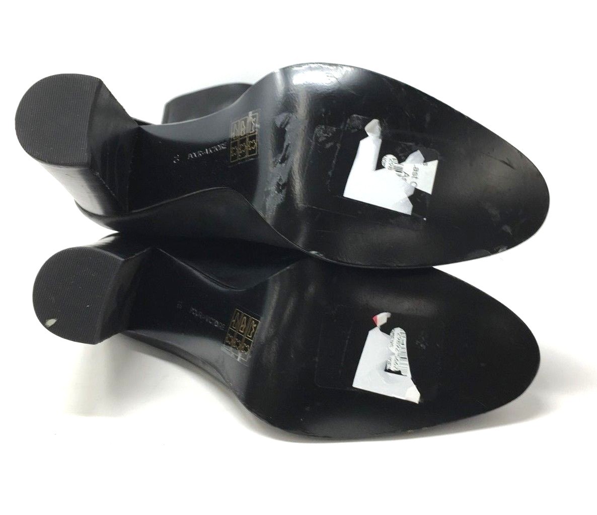 Nuevo pour la Victoire Mitad de Cuero Pantorrilla botas De Cuero de Negro Tamaño 10 0661f9 Nuevo pour la Victoire Mitad de Cuero Pantorrilla botas De Cuero de Negro Tamaño 10 0661f9