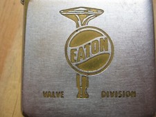 Vintage Dry ZIPPO Adversiting Cigarette Lighter EATON Valve Division PAT 2517191