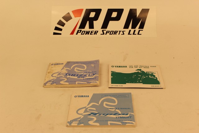 Yamaha Owners Manual Book 2005 Raptor 80 YFM80RT and GRIZZLY 80 YFM80GT