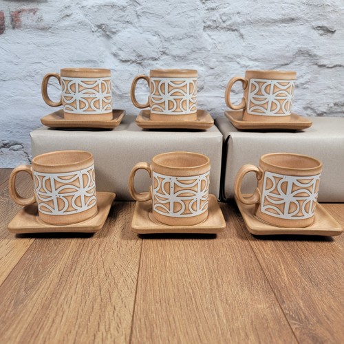 6 Surrey Ceramics Cups + Saucers, Sugar Bowl, Milk Jug, coffee Pot - 15 Pieces - Picture 12 of 17