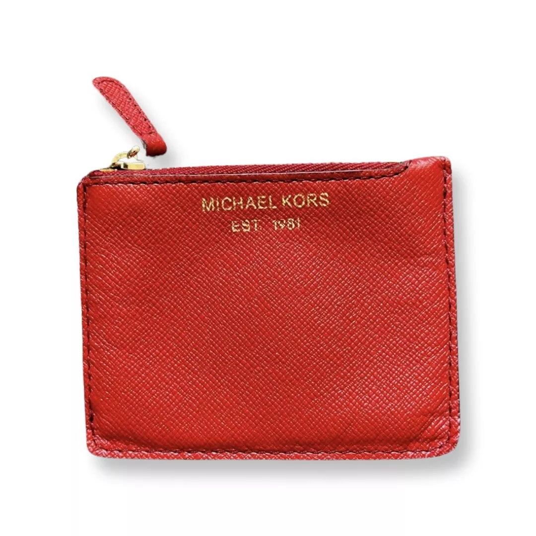 michael kors wallet red