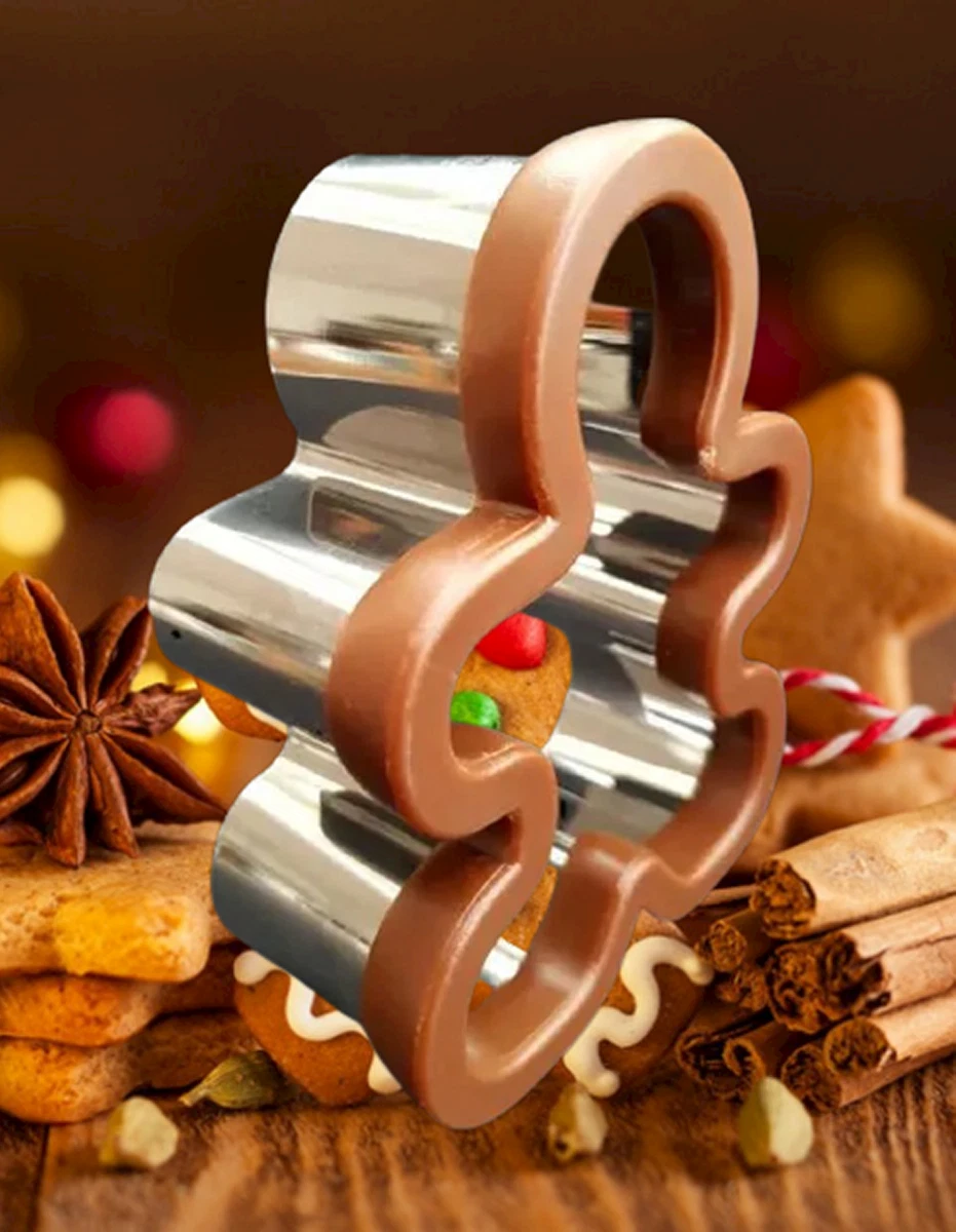 Emporte-pièce Bonhomme D'épices En Acier Inoxydable, Pour Biscuits Et Sandwichs