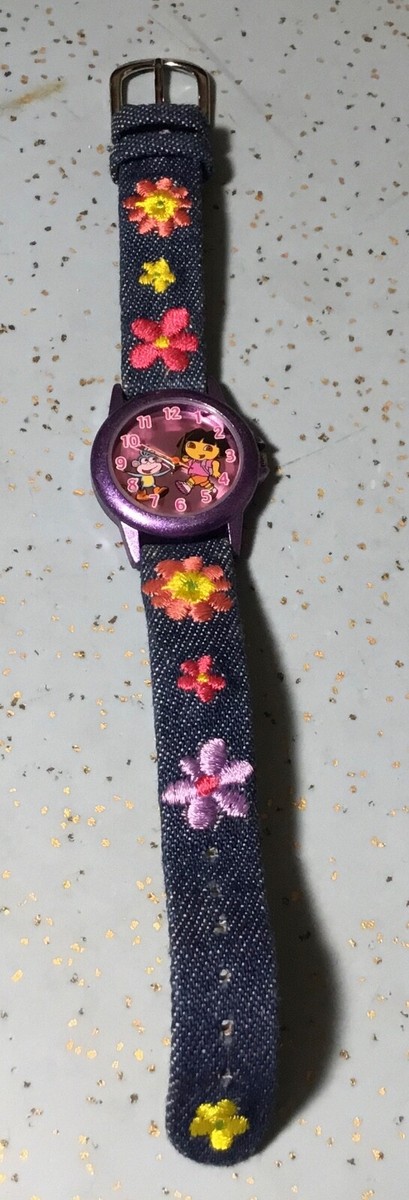 2003 NELSONIC DTE058-DORA the EXPLORER & BOOT CHILD WATCH