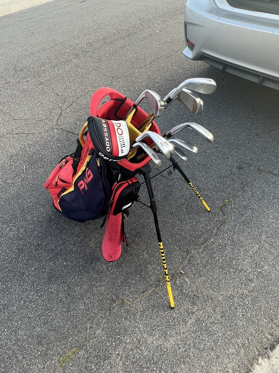 Ping Hoofer Lite 2020 Carry Stand Bag Red / Blue / Yellow Ping Hoofer Lite 2020 Carry Stand Bag Red / Blue / Yellow