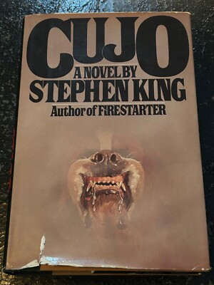 CUJO by Stephen King (Hardcover, 1981) NOVEL MADE INTO MOVIE