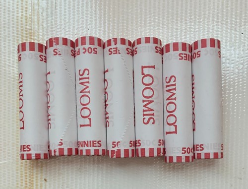 7- 2023P Lincoln Cent Penny rolls UNCIRCULATED - look for VDB-V? - Picture 2 of 2