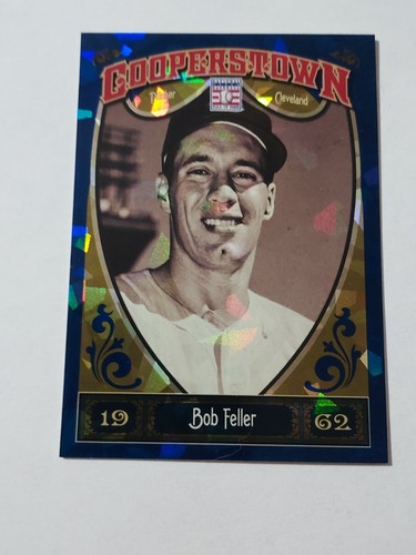 2013 panini Cooperstown Bob Feller multicolor baseball card 174/399