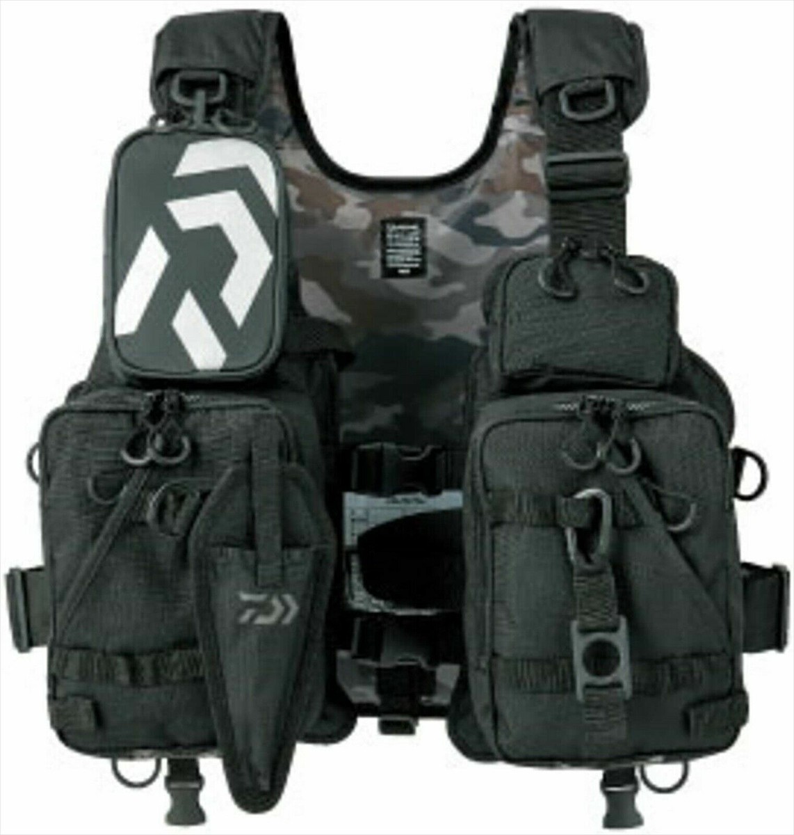 【週末限定セール】Daiwa ライフジャケット DF-6206 DAIWA DF-6206 Fishing Float Game Vest Jet Black Free Size