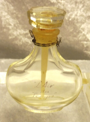 Nina Ricci ´LAir du Temps, original  Lalique Bottle,  15ml-Glasverschluß VINTAGE