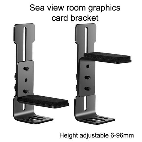 Computer Graphics Card Holder Chassis Fan Fixed Metal Bracket 6-96mm GPU Holders - Afbeelding 8 van 14