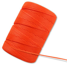 Mason Line 18, 500 Ft Orange String, Construction Twine for Gardening Masonry