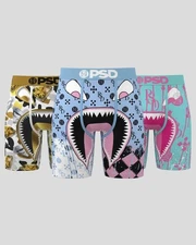 PSD Men's Underwear - Warface Elite 3 Pack - 7 Inch Inseam - Brand New - Briefs