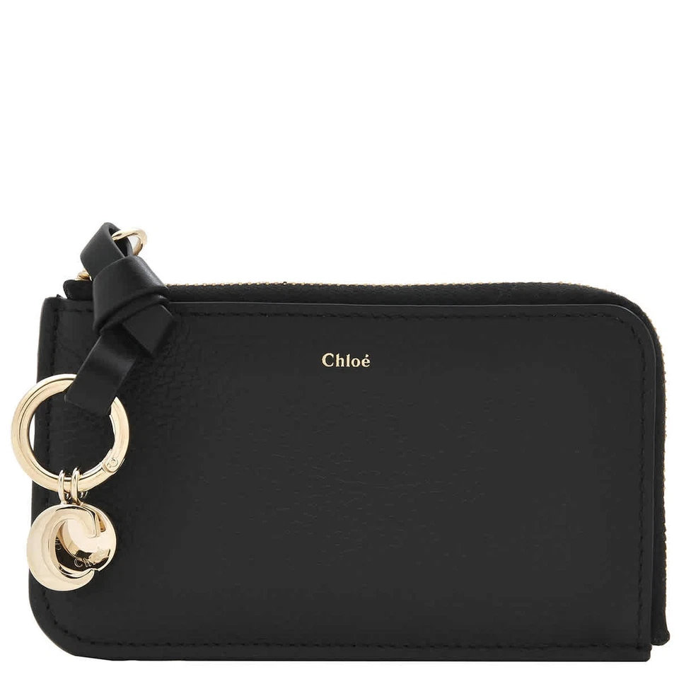 Chloe Alphabet Leather Card Case CHC21WP944F57001