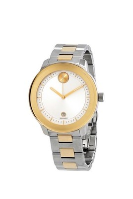 Brand New Movado Bold Verso Women s Two-Tone Stainless Steel Watch 3600749
