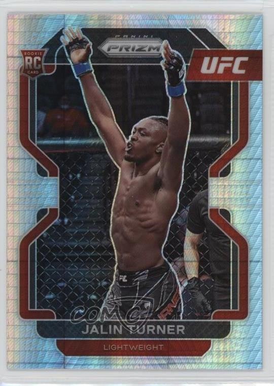 2022 Panini Prizm UFC Hyper Prizm Jalin Turner #164 0nr3
