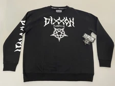 Dixxon Flannel Co Sweatshirt Men's 2XL Black Crewneck Pentagram NWT