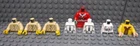 LEGO Star Wars Torso Lot of 9 Minifigures Obi-wan Yoda Luke Clone Captain Vaughn