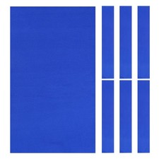 8ft Billiard Cloth Pool Table Felt Kit with 6 Cloth Strips Thickened, Blue